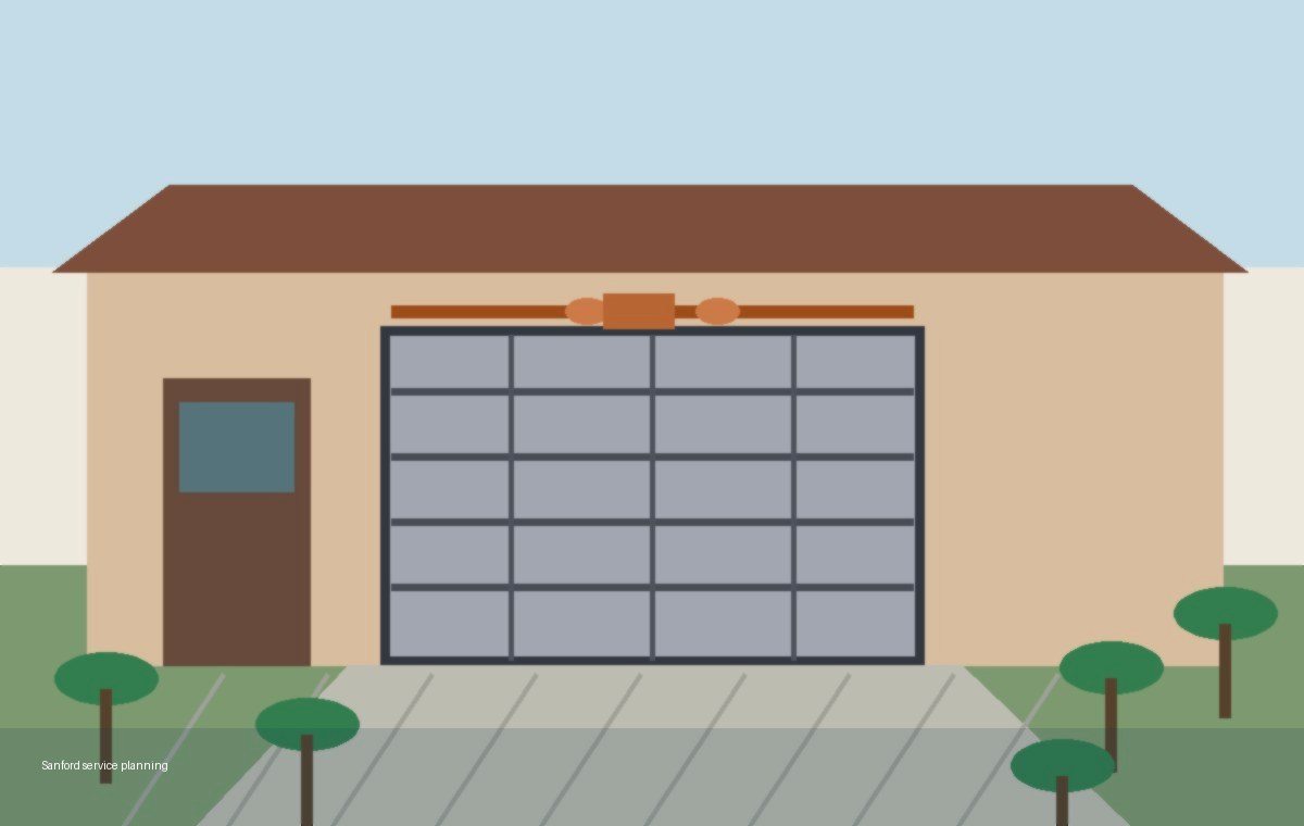 Garage door torsion spring gap check at a Round Rock home